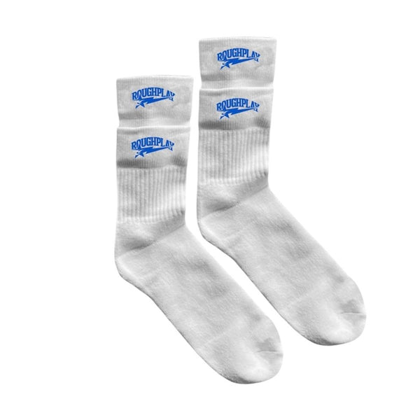 Roughplay Socks (White/Royal)