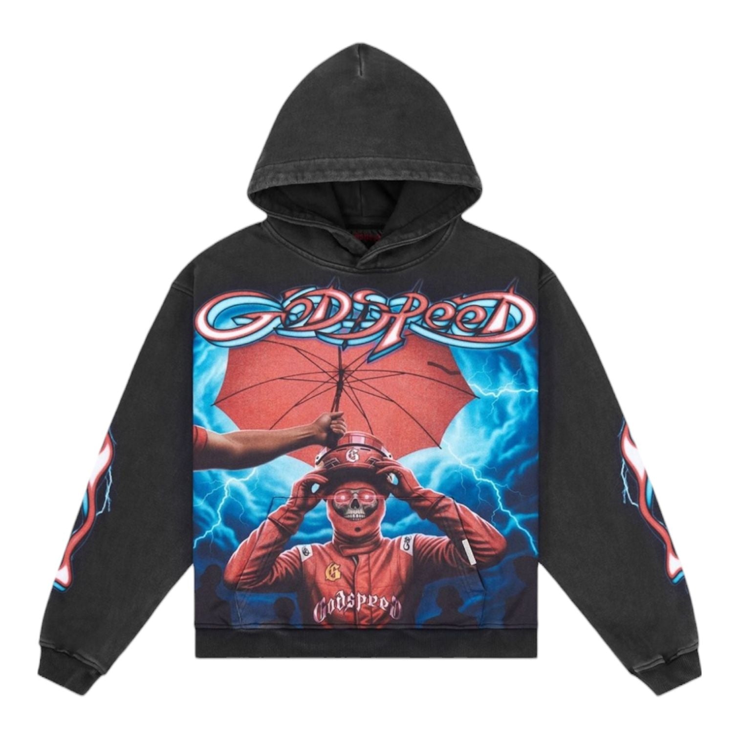 Godspeed Supreme Reign Hoodie (Black Wash)