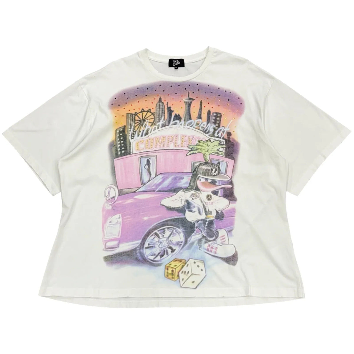 Triple 7's Complex Tee (White) - Preowned