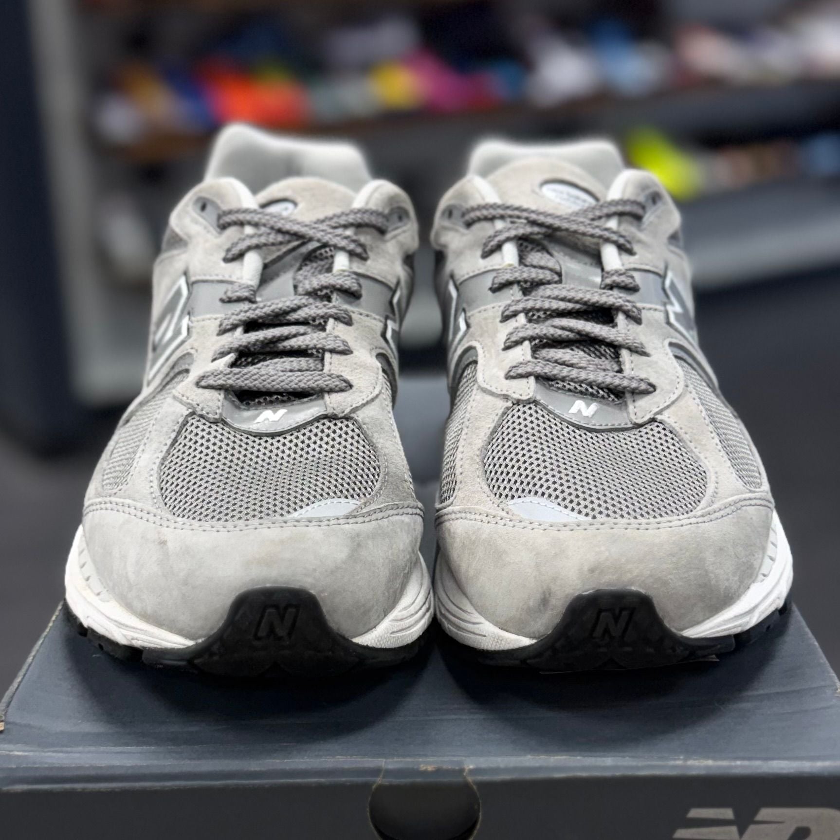 New Balance 2002R Grey White - Preowned