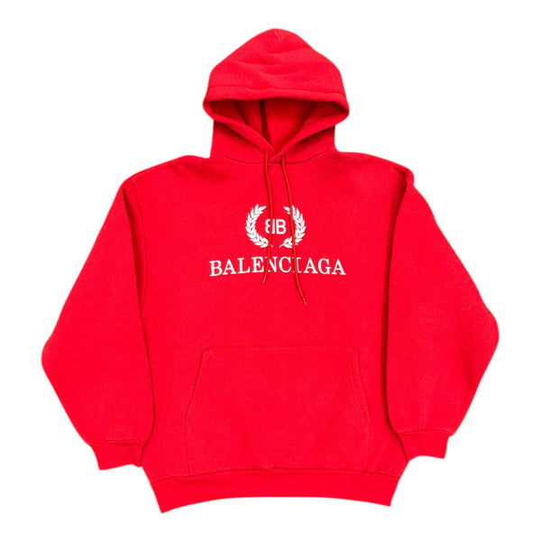 Balenciaga BB Mode Hoodie (Red) (Oversize) - Preowned