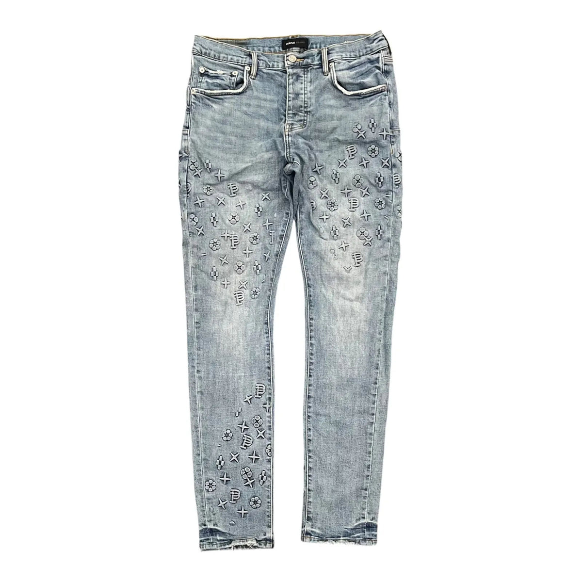 Purple Brand P.001 Embossed Denim (Indigo) - Preowned