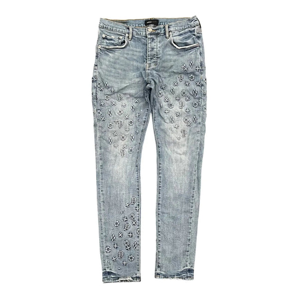Purple Brand P.001 Embossed Denim (Indigo) - Preowned