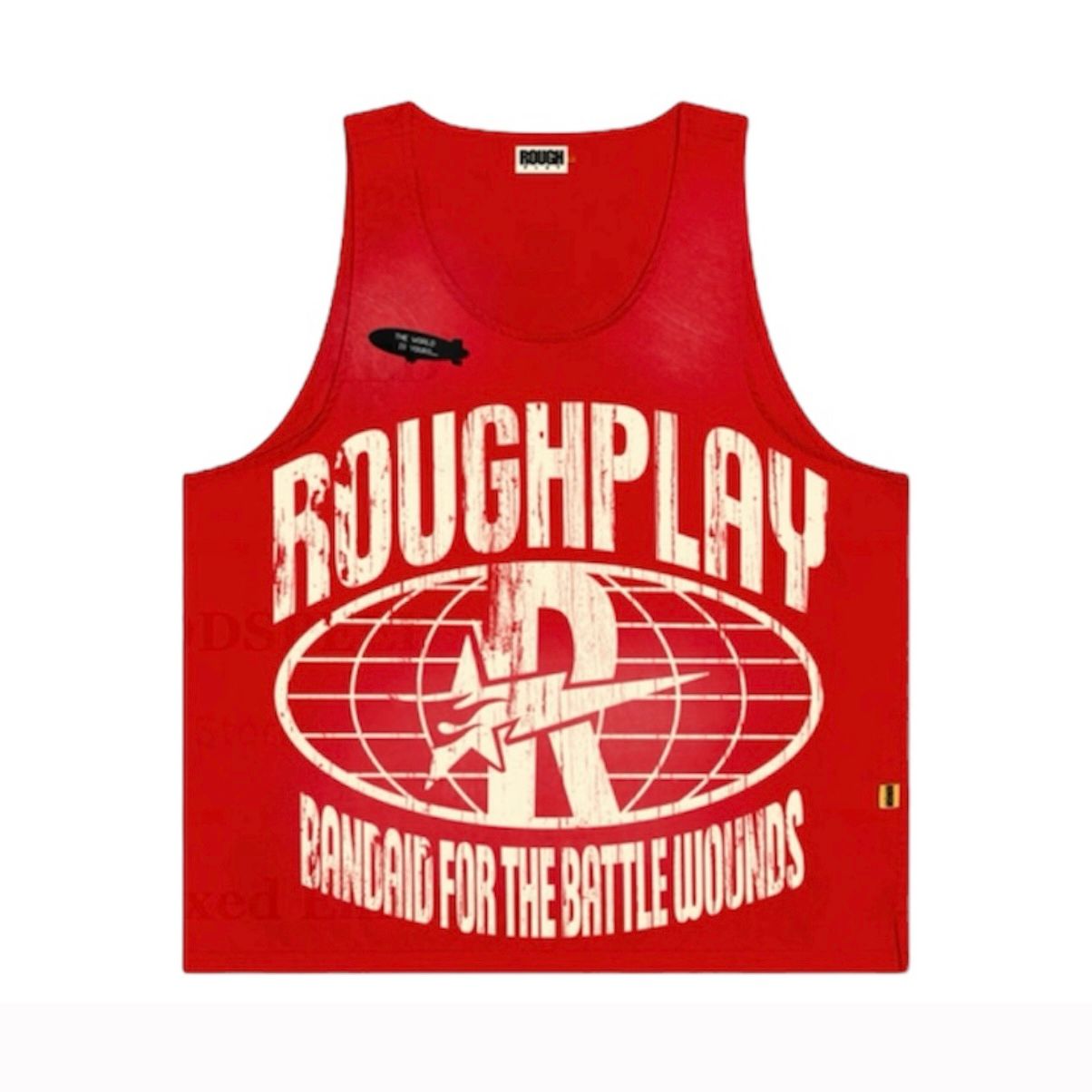 Roughplay Battle Wounds Tank Tee (Red)