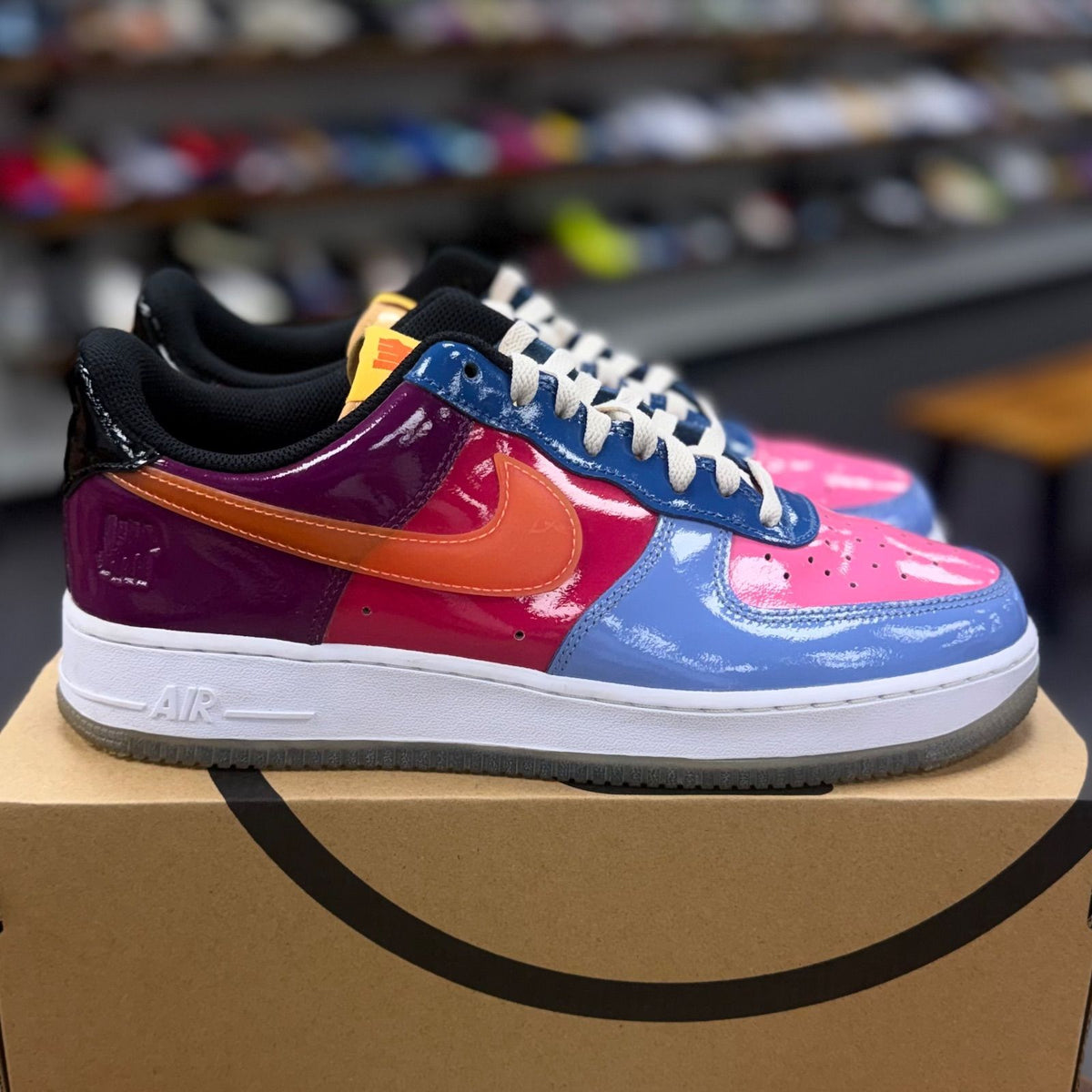 Nike Air Force 1 Low SP Undefeated Multi-Patent Total Orange - Preowned
