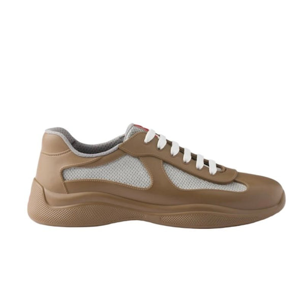 Prada America's Cup Bike Sneaker (Mocha)