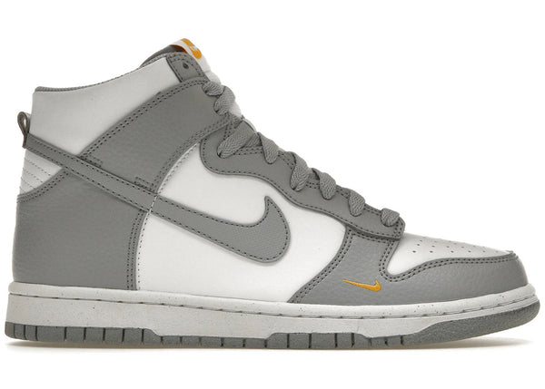 Nike Dunk High Next Nature Wolf Grey Marigold (GS) - Preowned