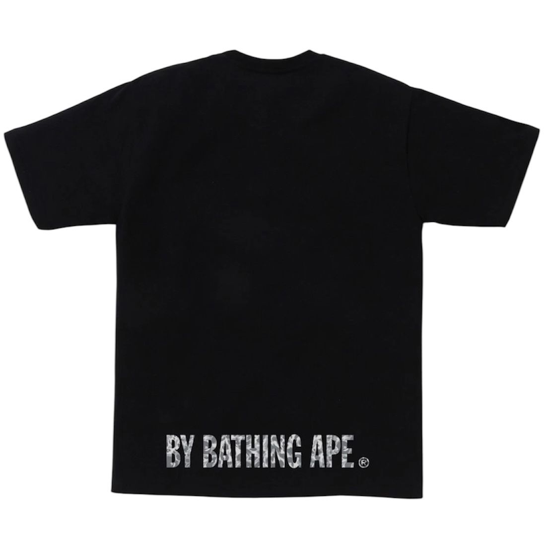 Bape Wild Leopard Pattern Ape Face Sta Tee (Black)