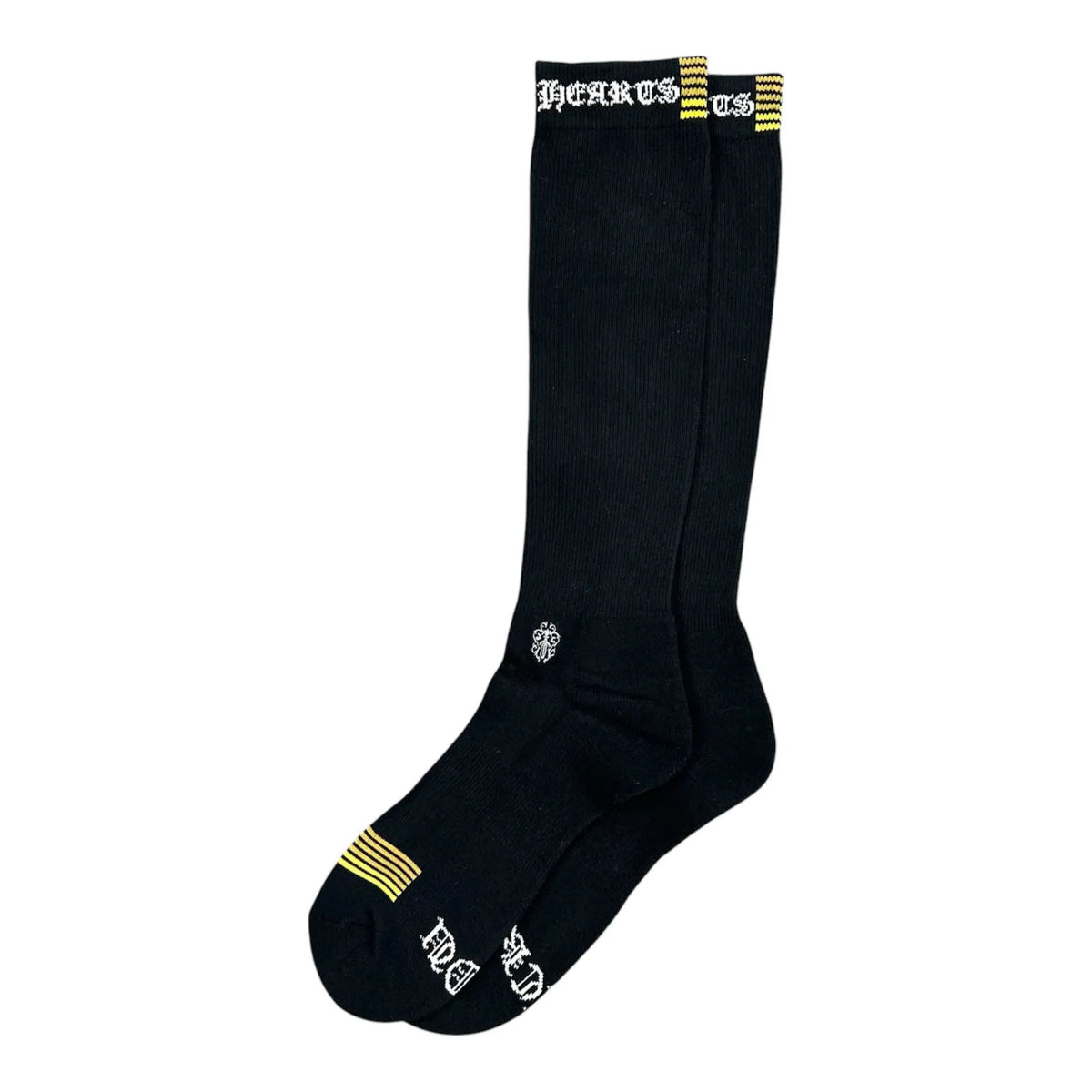 Chrome Hearts Executive Socks (Black/Yellow)