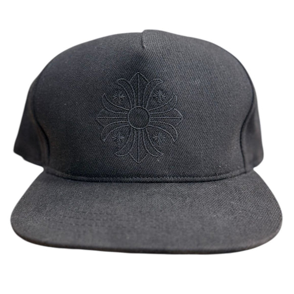 Chrome Hearts Tonal Cross Baseball Hat (Black) - Preowned