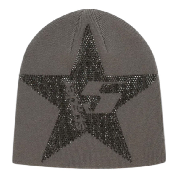 Sp5der Star Rhinestone Skully (Slate Grey)