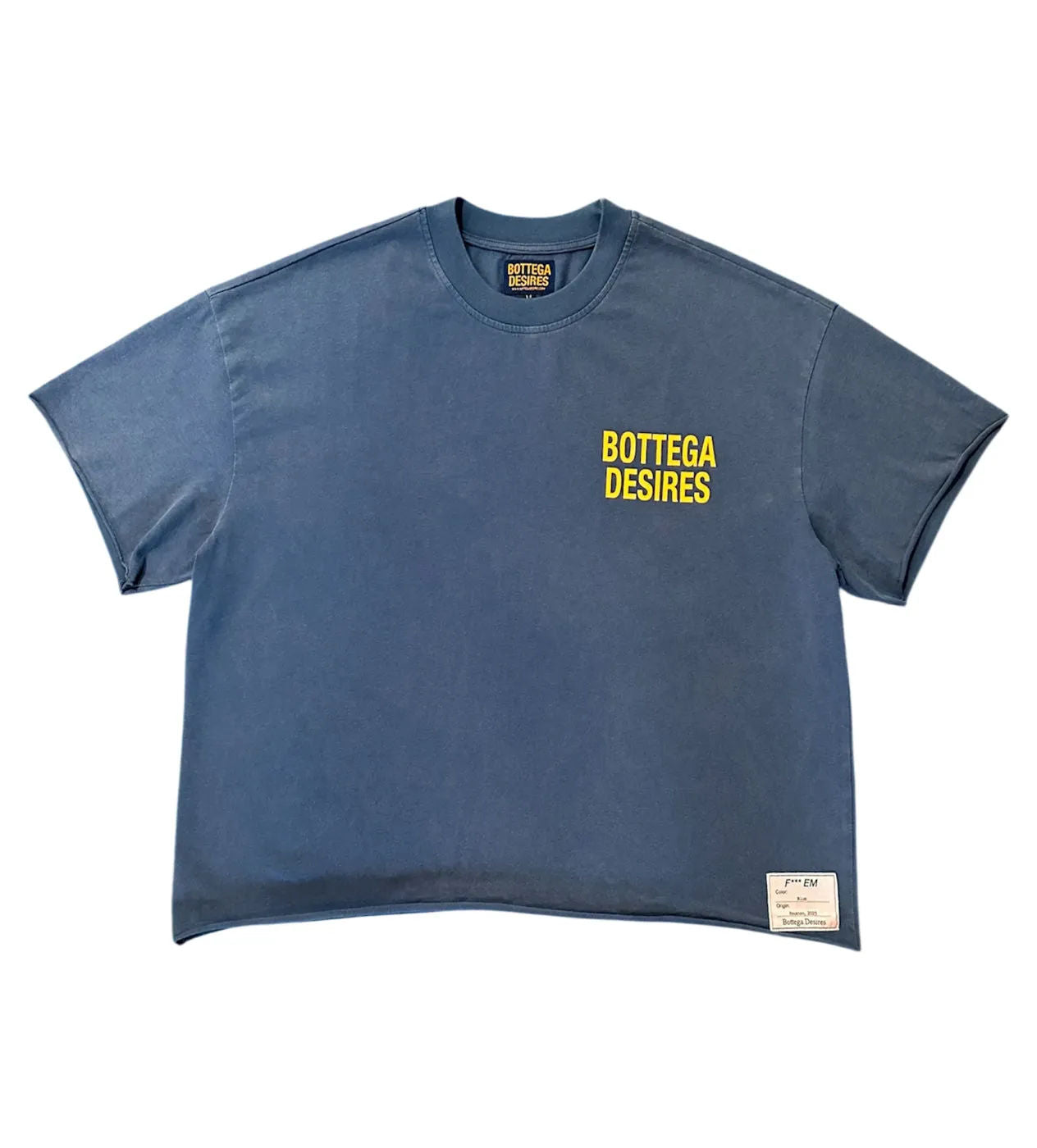 Bottega Desires Fuck Em Tee (Blue) - Preowned