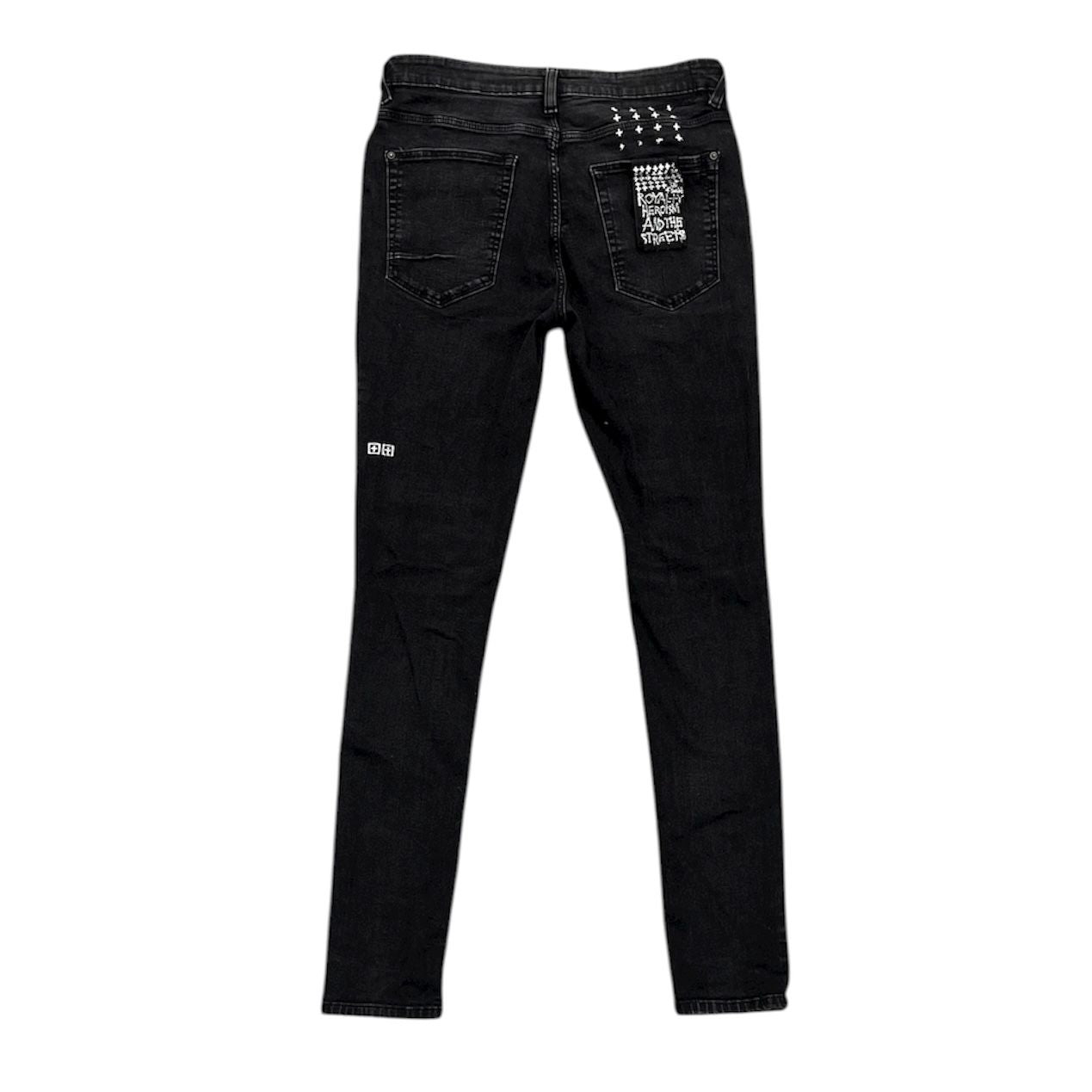 Ksubi Chitch Krow Krushed Jean (Black) - Preowned