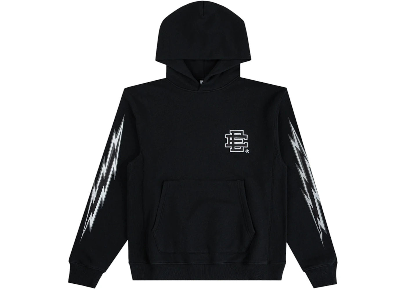 Eric Emanuel EE Basic Hoodie Black/Black Bolts