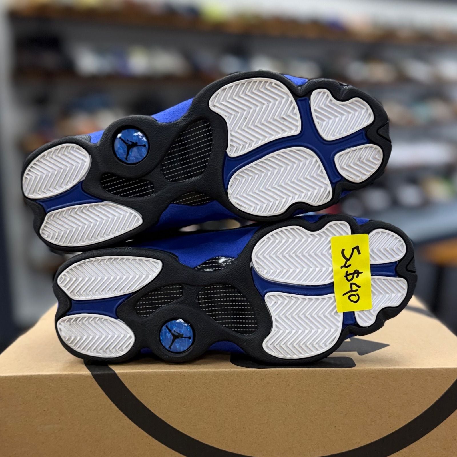 Jordan 13 Retro Black Hyper Royal (GS) - Preowned