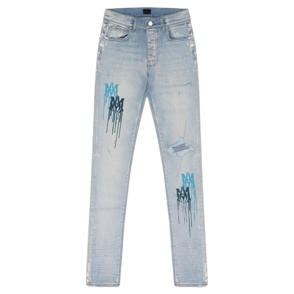 Amiri MA Drip Light Indigo Jeans