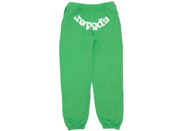 Sp5der Classic Sweatpant Slime Green - Preowned