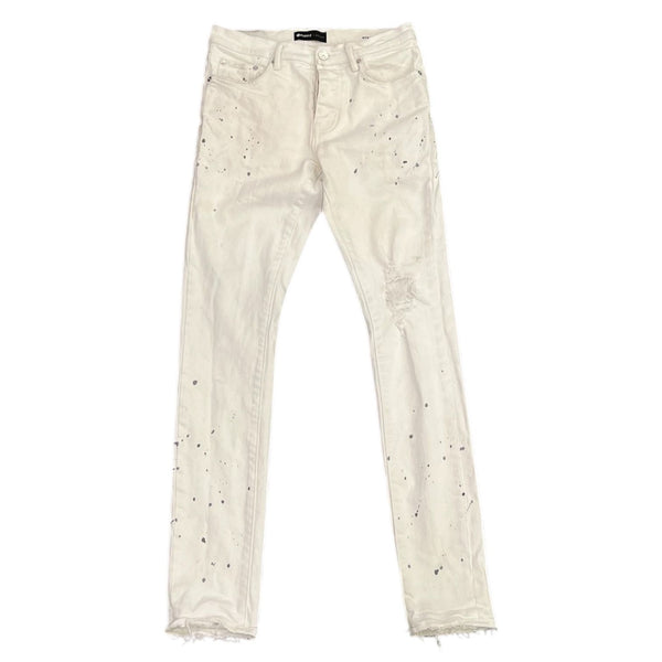Purple Brand White Paint Splatter (White) - Preowned