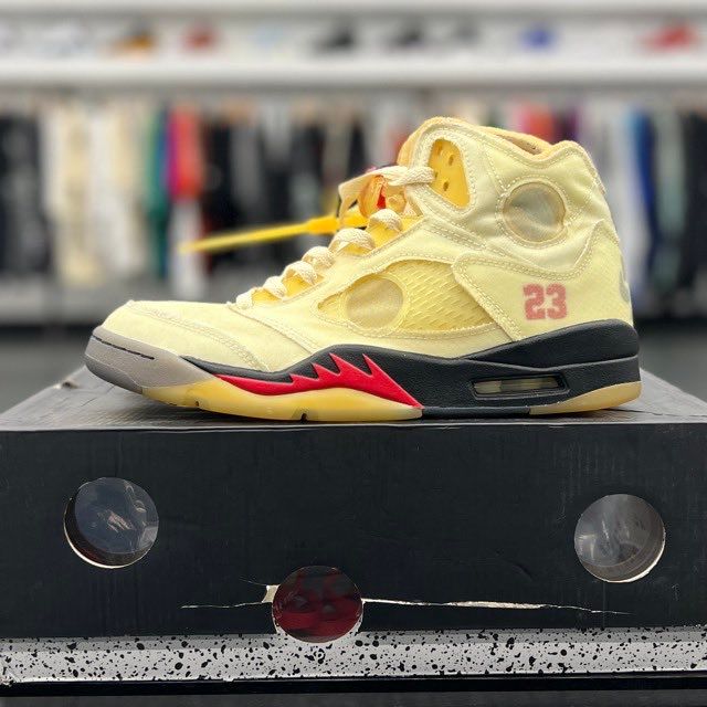 Jordan 5 Retro Off-White Sail - Preowned
