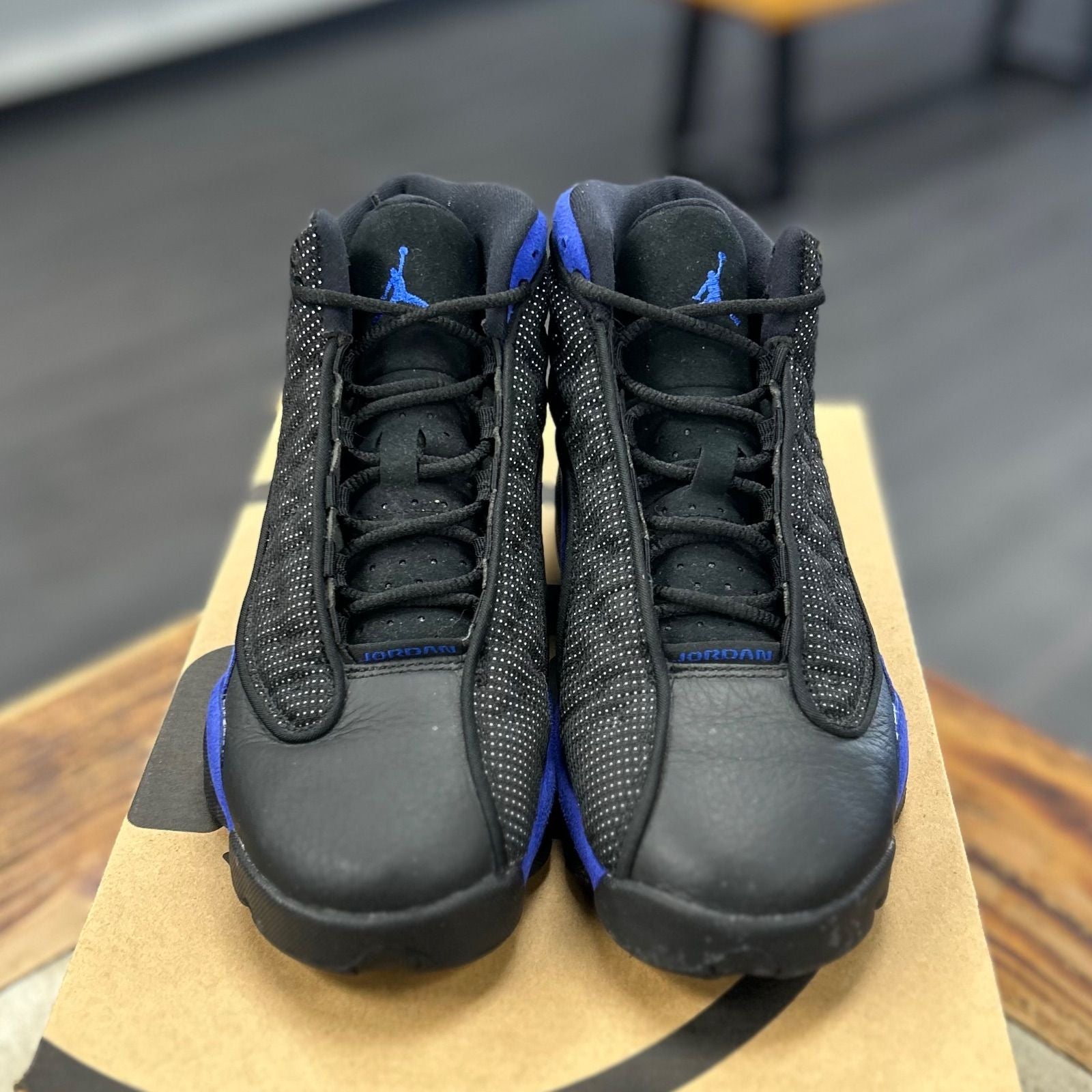 Jordan 13 Retro Black Hyper Royal (GS) - Preowned