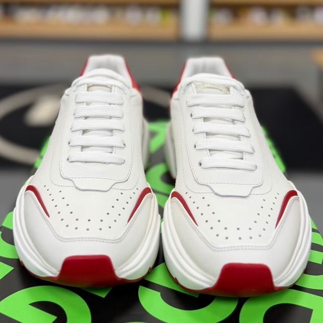 Dolce & Gabbana Daymaster Low White Red - Preowned