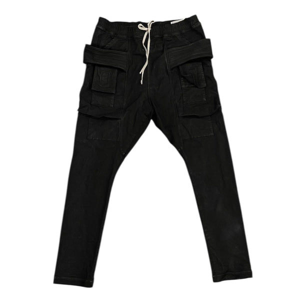 Rick Owens DRKSHDW Creatch Cargo Pants (Black) - Preowned