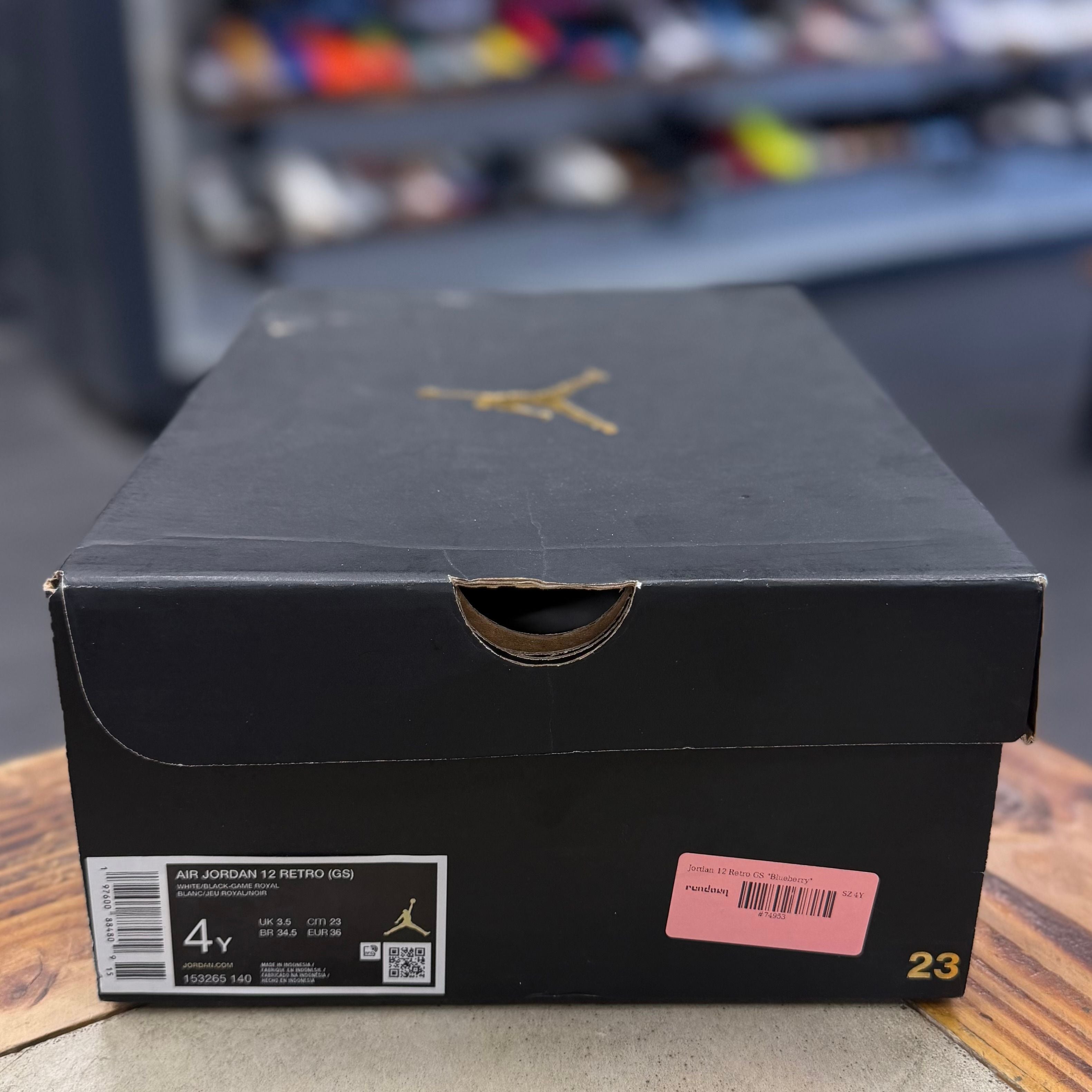 BRAND NEW STEAL - Jordan 12 Retro Blueberry (GS)