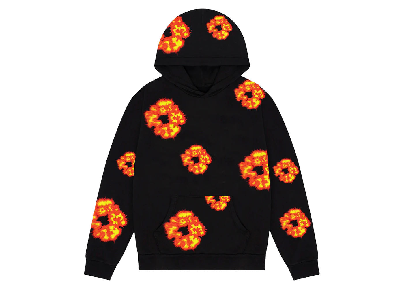 Denim Tears x Offset Wreath Hoodie Black - Preowned