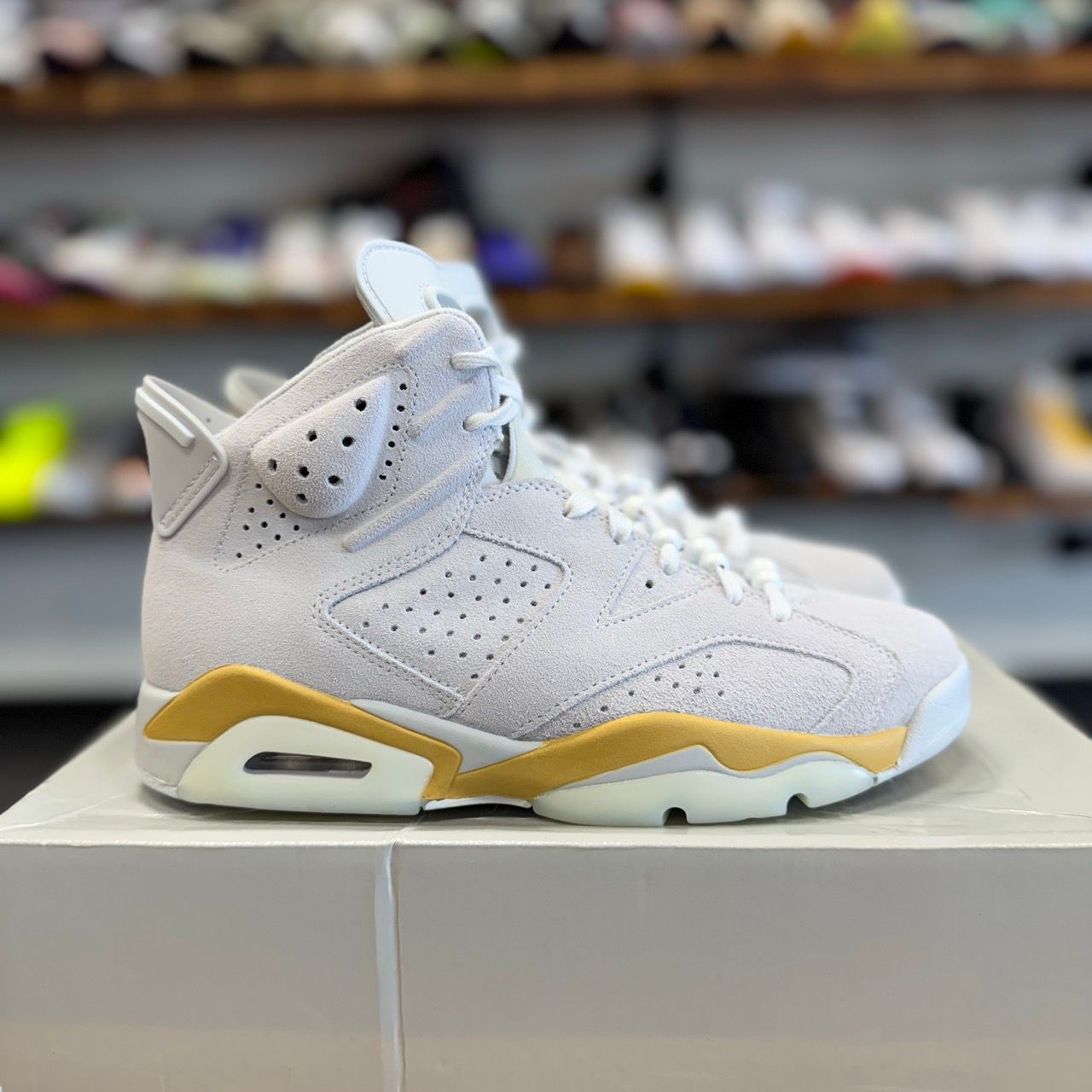Jordan 6 Retro Craft Paris Olympics Pearl (Women's) - Preowned