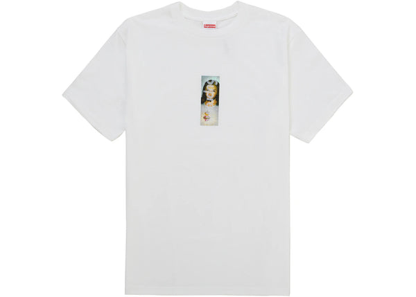 Supreme Prayer Card Box Logo Tee White