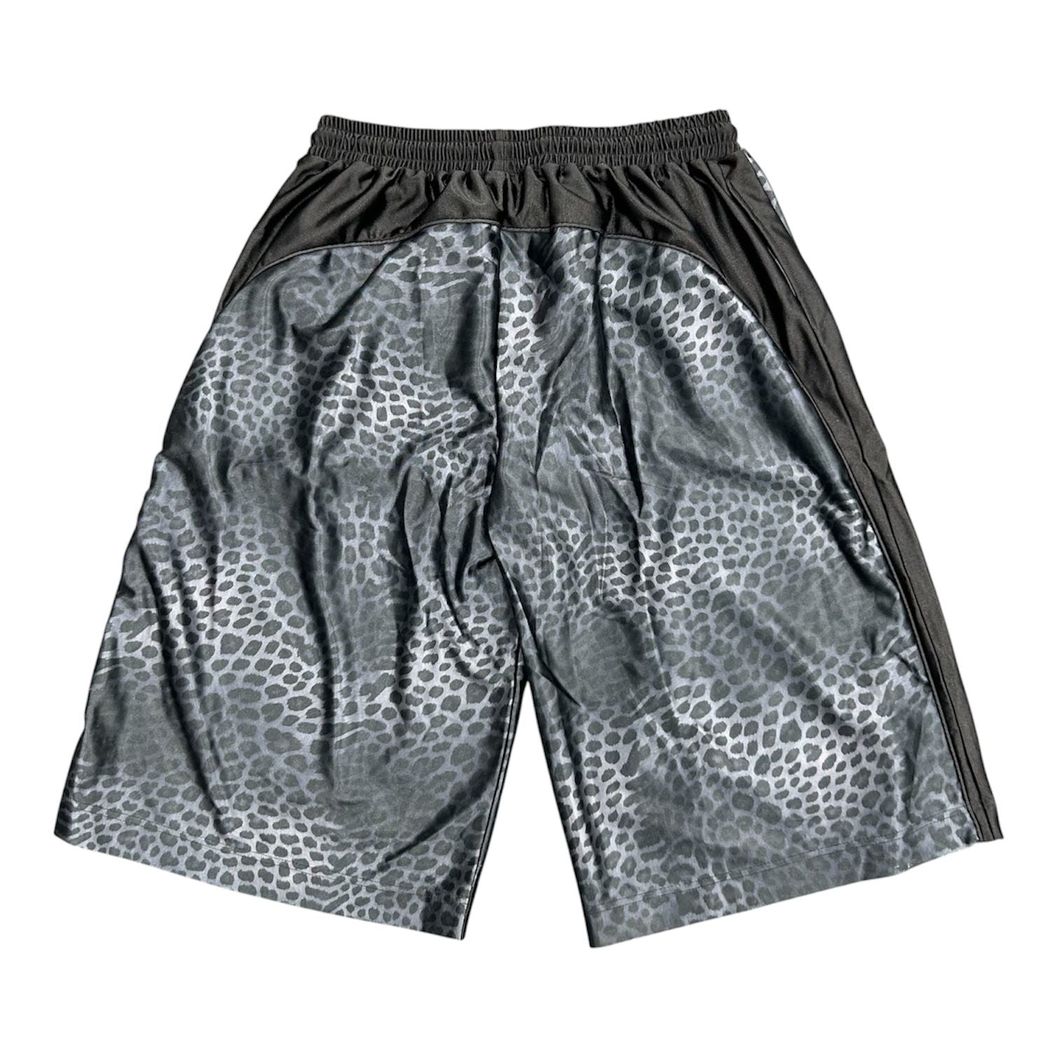 Triple 7's Leopard Lounge Short (Grey/Black)