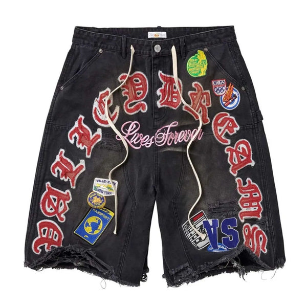 Vale forever Workshop Jean Shorts (Black) - Preowned