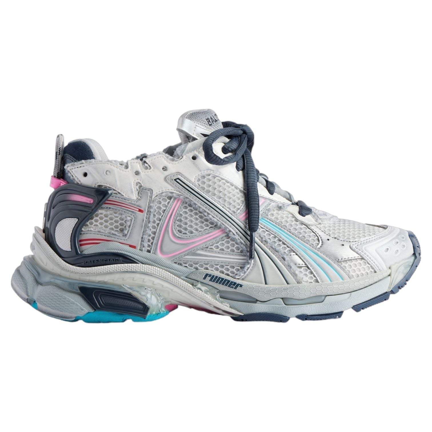 Balenciaga Runner White/Pink/Blue - Preowned
