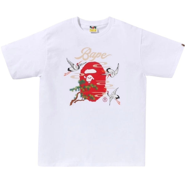Bape Japanese Crane Tee (White)