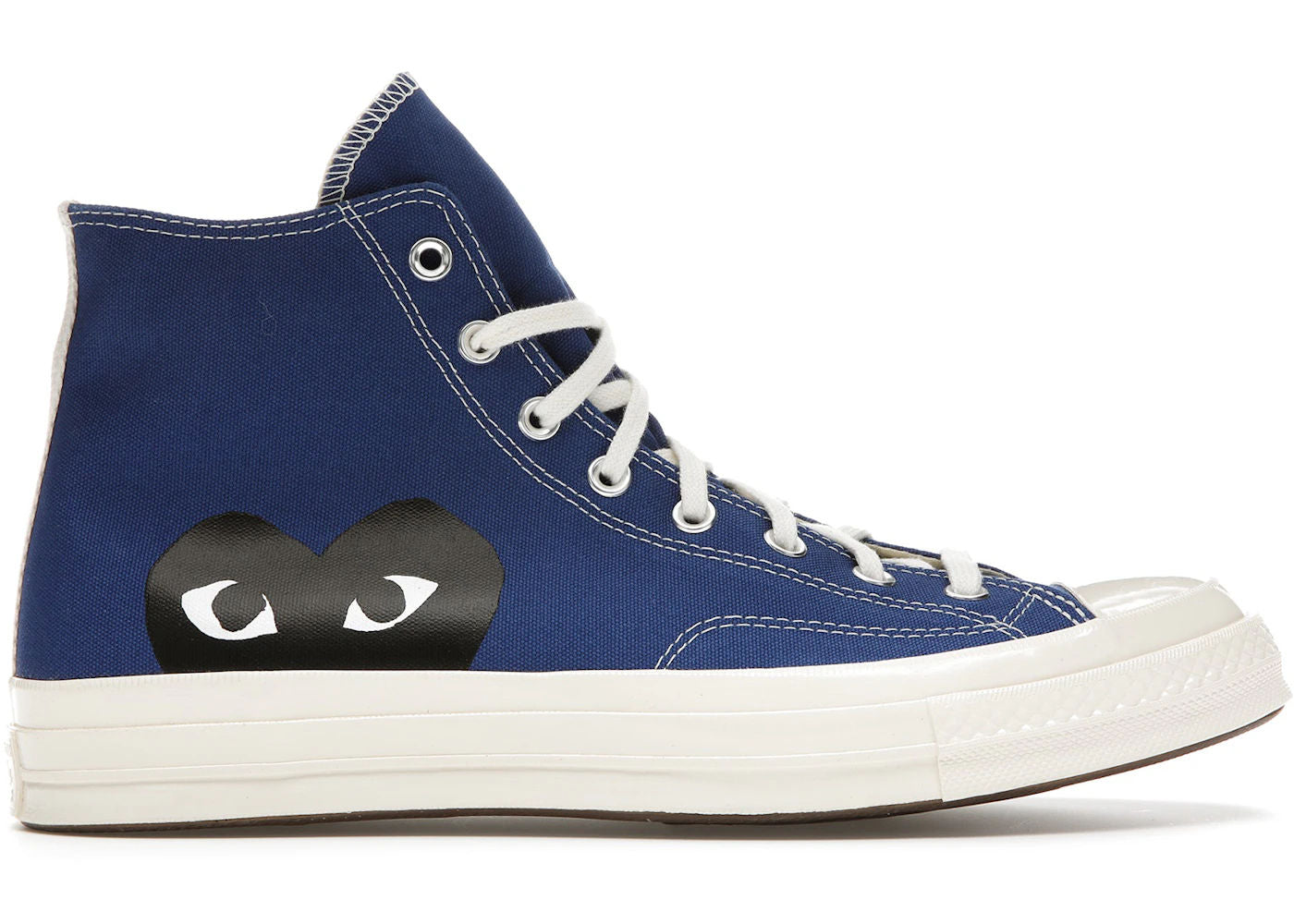 Converse Chuck Taylor All Star 70 Hi Comme des Garcons PLAY Blue Quartz - Preowned