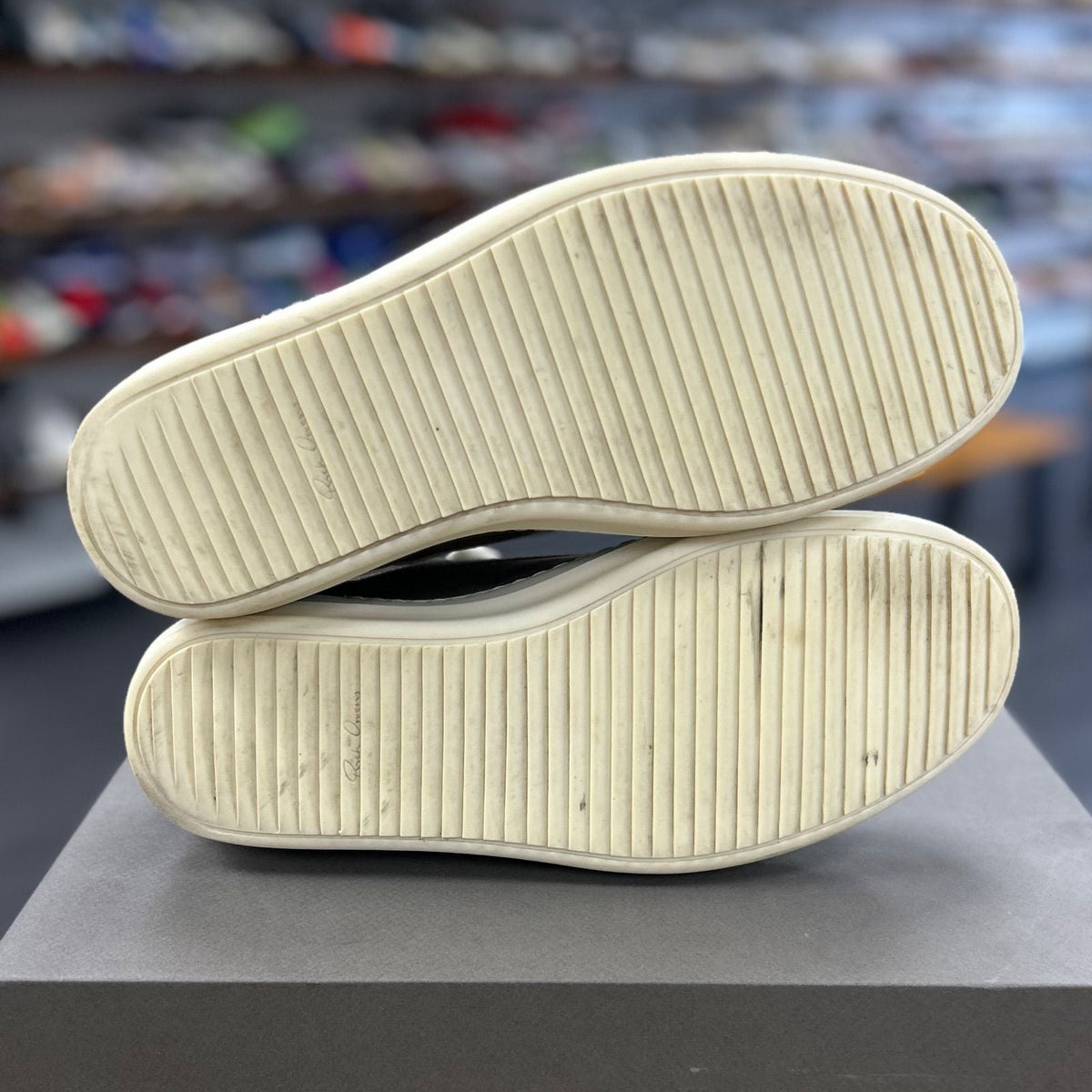 Rick Owens Porterville Vintage Low Fawn Milk - Preowned