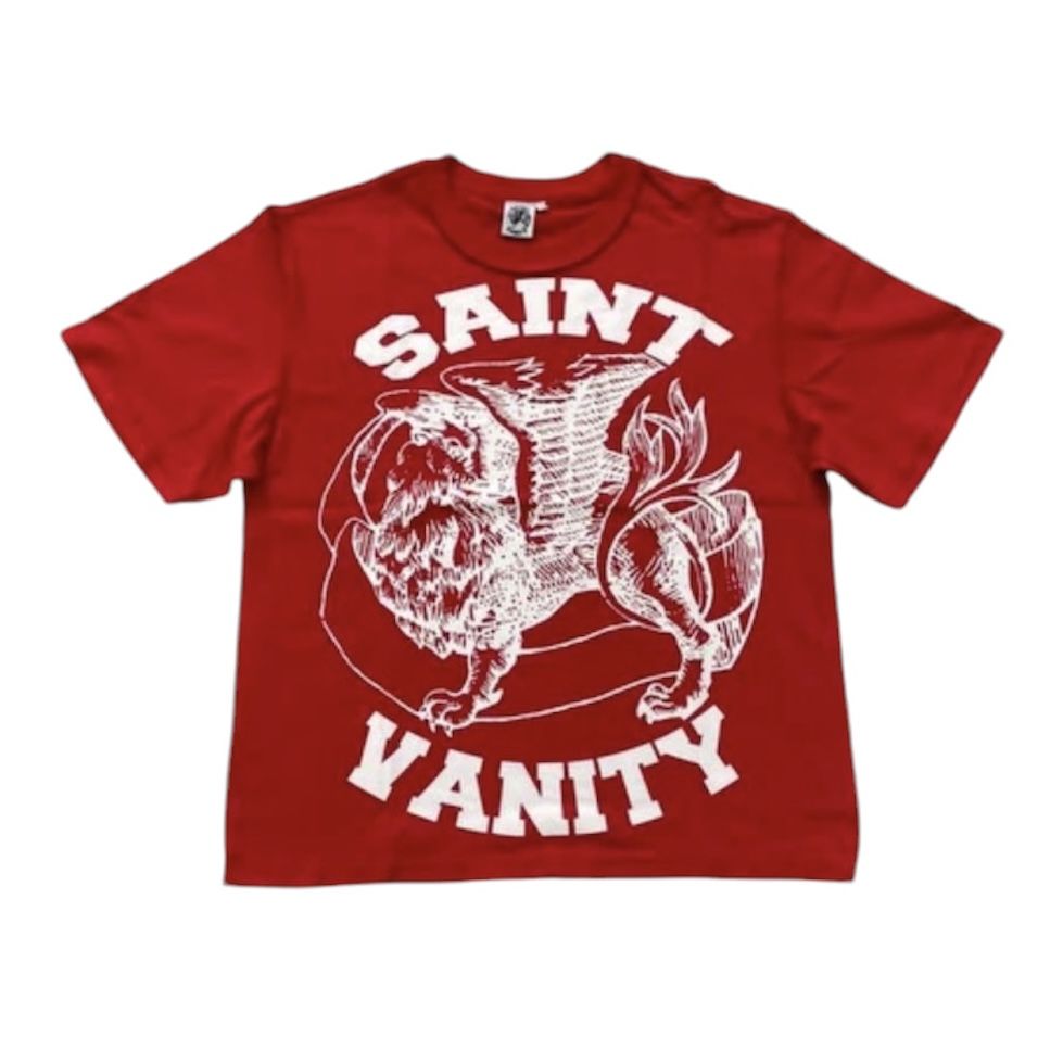 Saint Vanity Griffin Tee (Red/White)