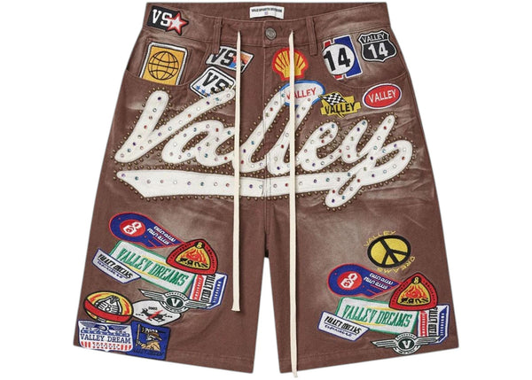 Vale Forever Brown 1980's Jorts Red/Wash