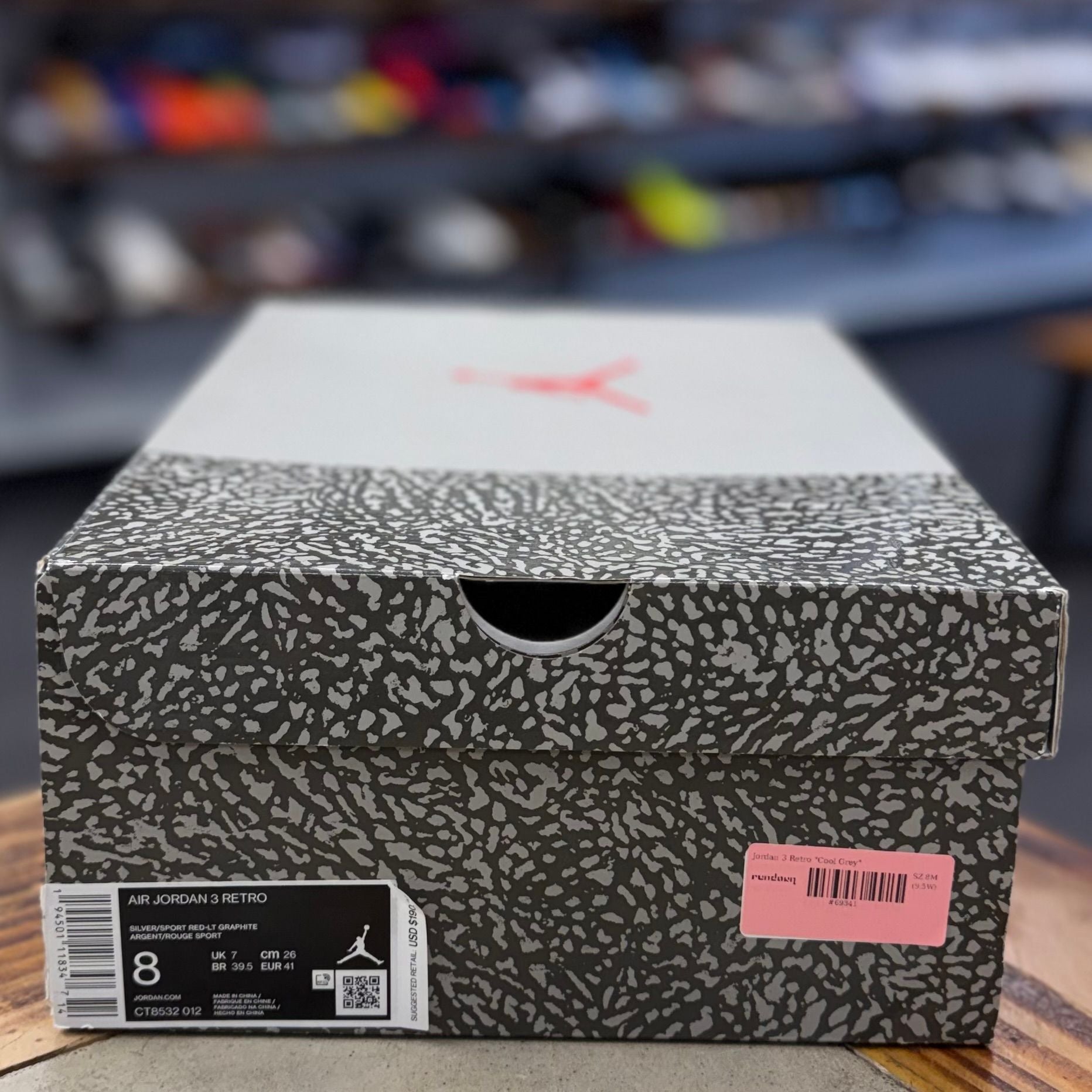 BRAND NEW STEAL - Jordan 3 Retro Cool Grey (2021)
