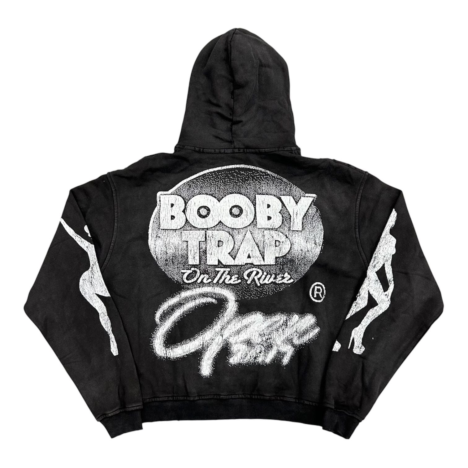 Triple 7's Trap Logo Hoodie (Black)