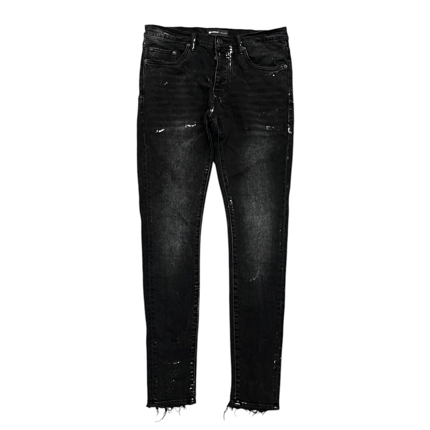 Purple Brand P.001 Spray Fade Jeans (Black) - Preowned