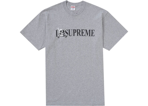 Supreme Skull Tee (Heather Grey)