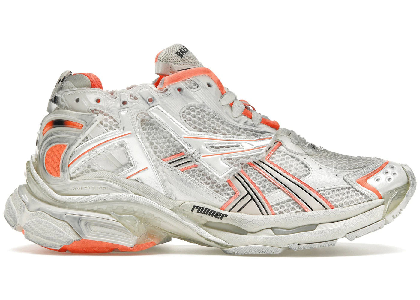 Balenciaga Runner Trainer Fluo Orange - Preowned