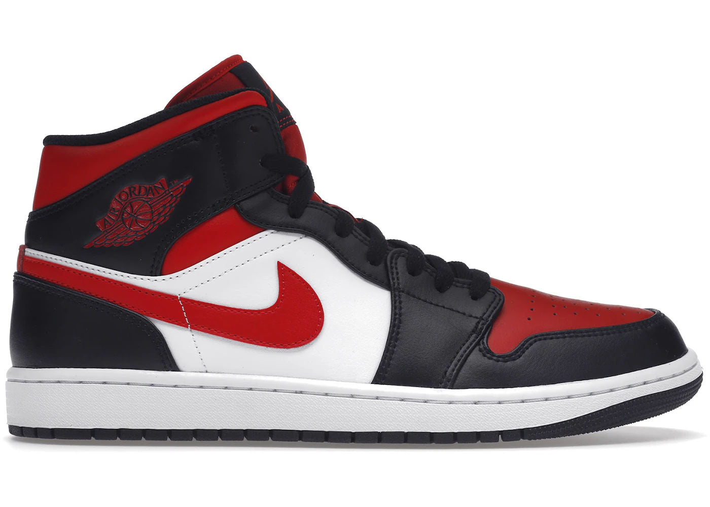 Jordan 1 Mid White Black Red (2022) - Preowned