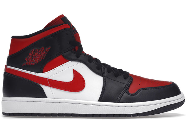 Jordan 1 Mid White Black Red (2022) - Preowned