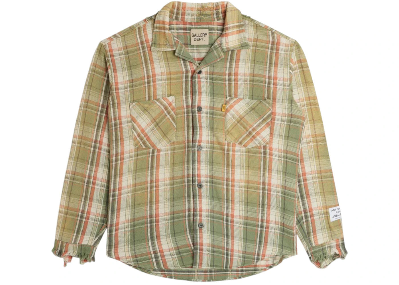 Gallery Dept. Marley Flannel Shirt Light Green - Preowned