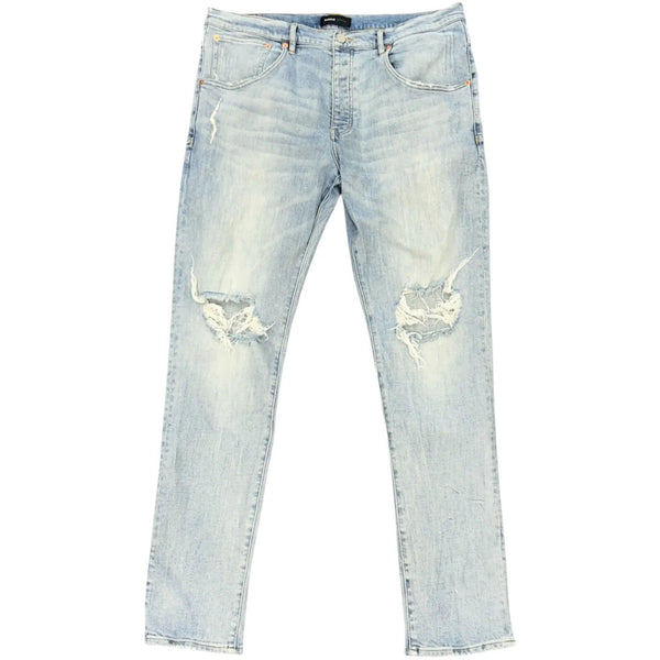 Purple Brand P.002 Knee Blowout Jeans (Light Wash) - Preowned
