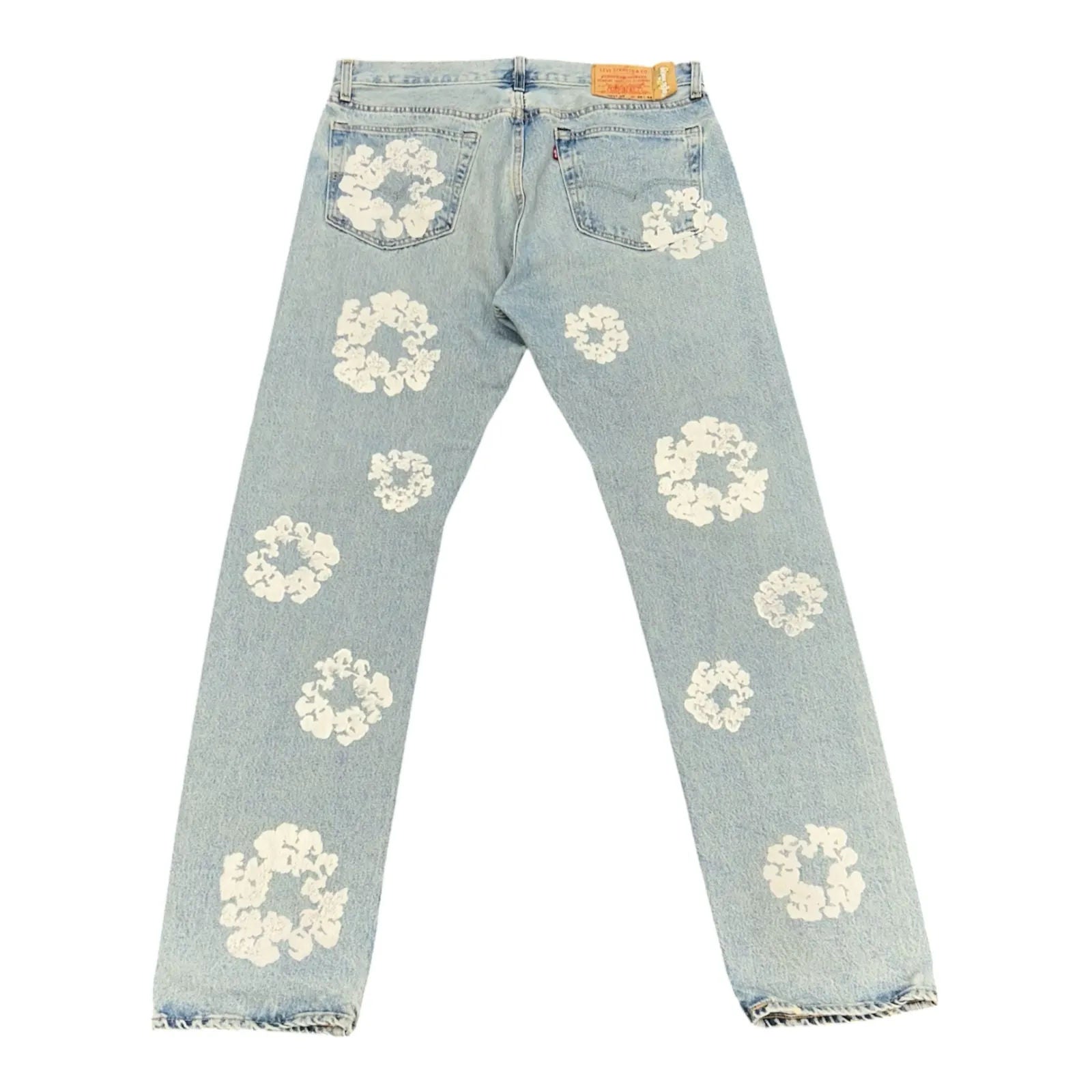 Denim Tears x Levi's Cotton Wreath Jean (Light Wash) - Preowned
