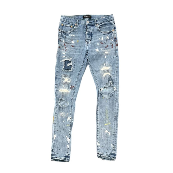 Purple Brand Paint Splatter Repair (Light Indigo) - Preowned