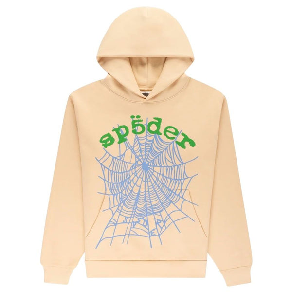 Sp5der Og Web V2 Hoodie (Cream)